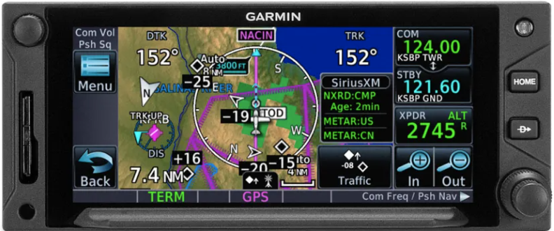 Garmin GTN™ 650Xi, GPS/NAV/COMM/MFD